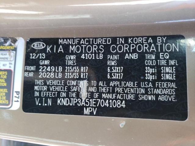 Photo 10 from auction – 2014 KIA SOUL + with VIN KNDJP3A51E7041084