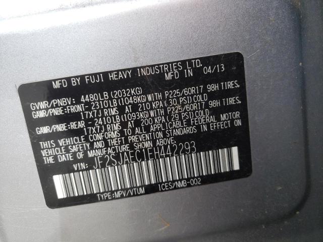 Photo 10 from auction – 2014 SUBARU FORESTER 2 with VIN JF2SJAEC1EH442293