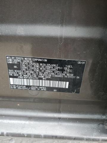 Photo 10 from auction – 2010 TOYOTA RAV4 with VIN JTMZF4DV1AD016155