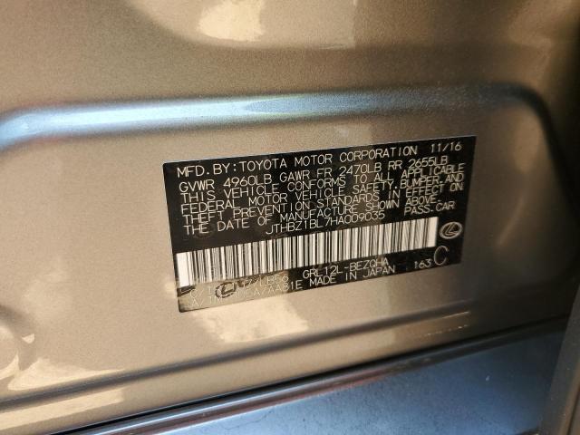 Photo 10 from auction – 2017 LEXUS GS 350 BAS with VIN JTHBZ1BL7HA009035