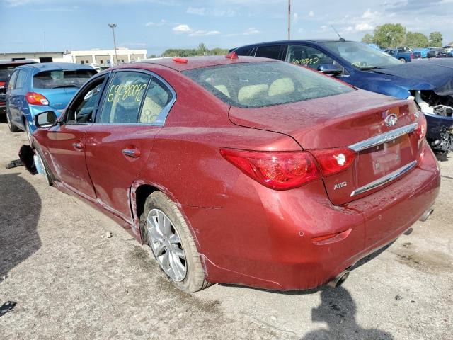 Photo 3 from auction – 2014 INFINITI Q50 BASE with VIN JN1BV7AR7EM697573