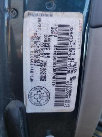 Photo 10 from auction – 1997 TOYOTA CAMRY CE with VIN 4T1BG22K6VU059418
