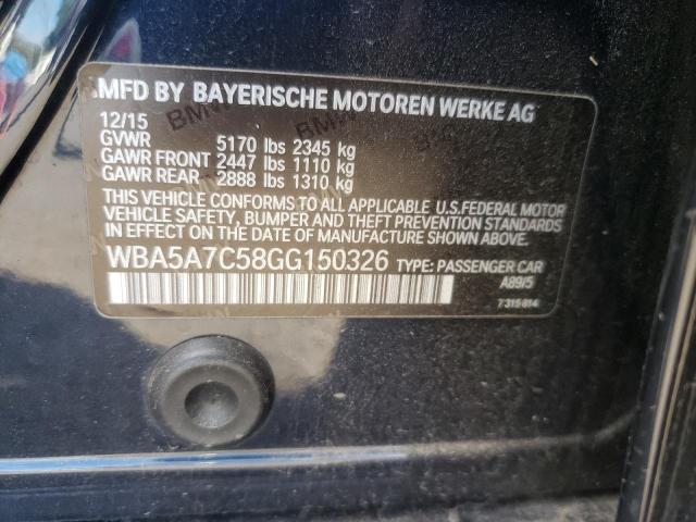 Photo 10 from auction – 2016 BMW 528 XI with VIN WBA5A7C58GG150326