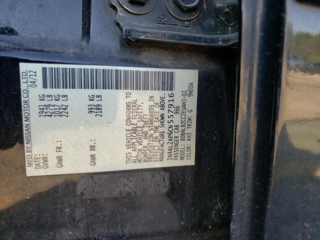 Photo 10 from auction – 2012 NISSAN ALTIMA BAS with VIN 1N4AL2AP6CN557916