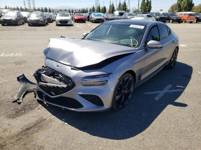Photo 2 from auction – 2022 GENESIS G70 BASE with VIN KMTG54TE9NU096999