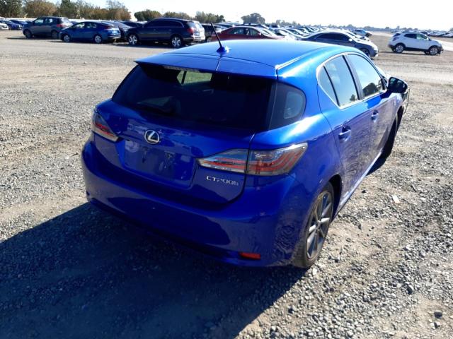 Photo 4 from auction – 2013 LEXUS CT 200 with VIN JTHKD5BHXD2144161