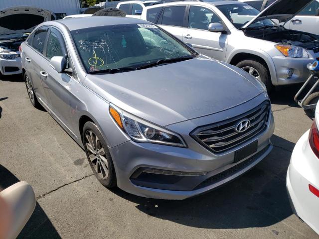 HYUNDAI SONATA SPO 2017 with VIN 5NPE34AF4HH499875 - Photo from auction