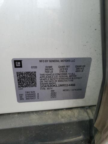 Photo 10 from auction – 2021 GMC YUKON DENA with VIN 1GKS2DKL1MR114466