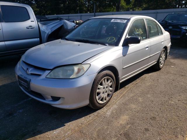 Photo 2 from auction – 2005 HONDA CIVIC with VIN 2HGES16565H622258