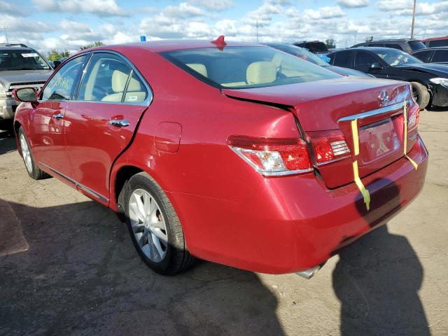 Photo 3 from auction – 2011 LEXUS ES 350 with VIN JTHBK1EG4B2447841