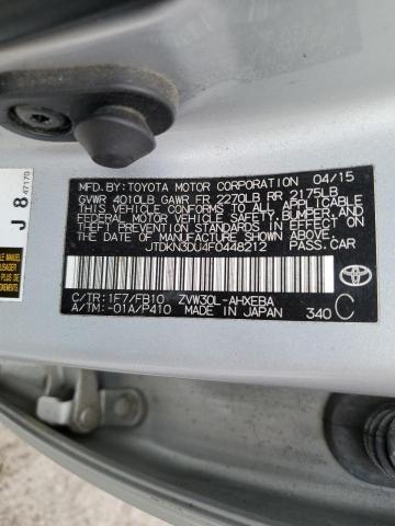 Photo 10 from auction – 2015 TOYOTA PRIUS with VIN JTDKN3DU4F0448212
