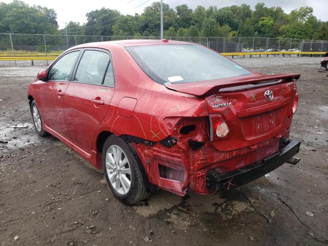 Photo 3 from auction – 2010 TOYOTA COROLLA BA with VIN 2T1BU4EE3AC445848