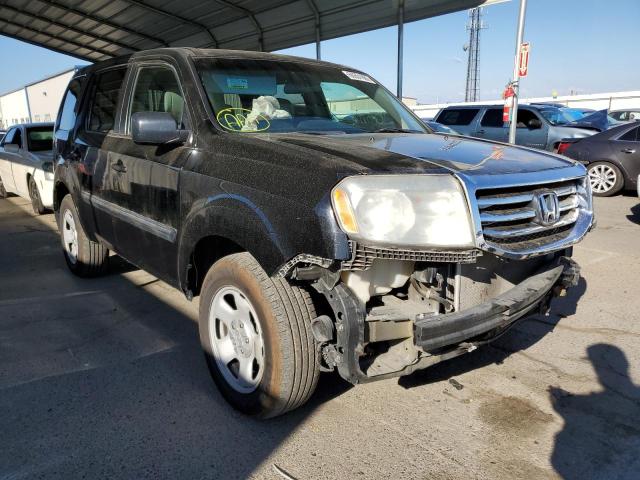 HONDA PILOT LX 2015 with VIN 5FNYF3H29FB032724 - Photo from auction
