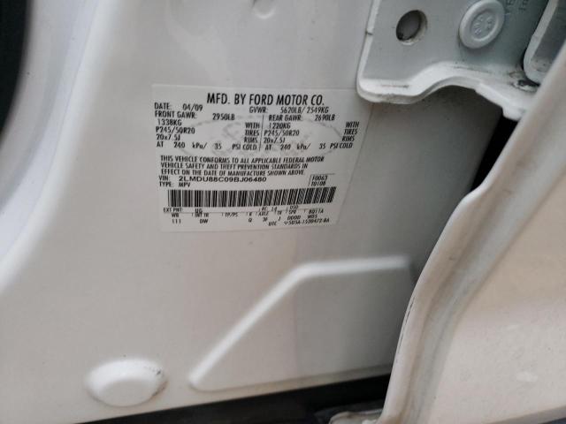 Photo 10 from auction – 2009 LINCOLN MKX with VIN 2LMDU88C09BJ06480