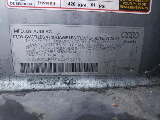 Photo 10 from auction – 2010 AUDI A3 PREMIUM with VIN WAUMFAFM9AA022426