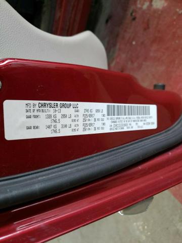 Photo 10 from auction – 2014 CHRYSLER TOWN & COU with VIN 2C4RC1CG1ER189428