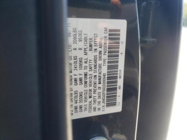 Photo 10 from auction – 2012 ACURA TSX TECH with VIN JH4CU2F6XCC000940