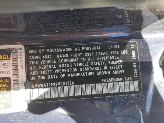 Photo 10 from auction – 2008 VOLKSWAGEN EOS TURBO with VIN WVWBA71F29V001524