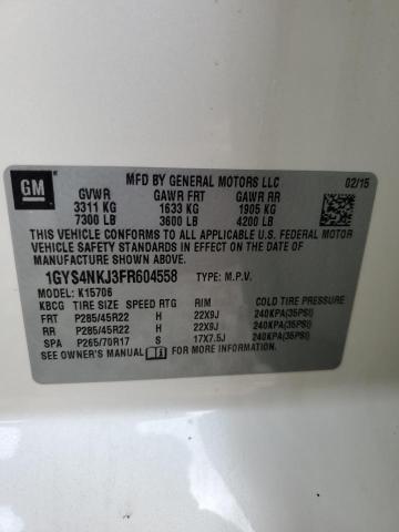 Photo 10 from auction – 2015 CADILLAC ESCALADE P with VIN 1GYS4NKJ3FR604558