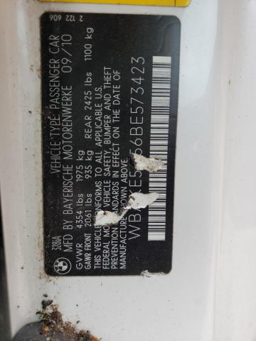 Photo 10 from auction – 2011 BMW 328 I SULE with VIN WBAKE5C56BE573423