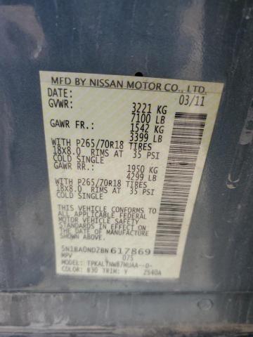 Photo 10 from auction – 2011 NISSAN ARMADA PLA with VIN 5N1BA0ND2BN617869