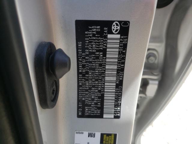 Photo 10 from auction – 2020 TOYOTA COROLLA LE with VIN 5YFHPRAEXLP033904