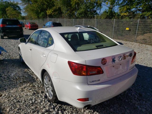 Photo 3 from auction – 2008 LEXUS IS 250 with VIN JTHCK262X85021270