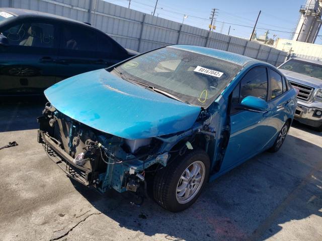 Photo 2 from auction – 2021 TOYOTA PRIUS PRIM with VIN JTDKAMFP8M3194394