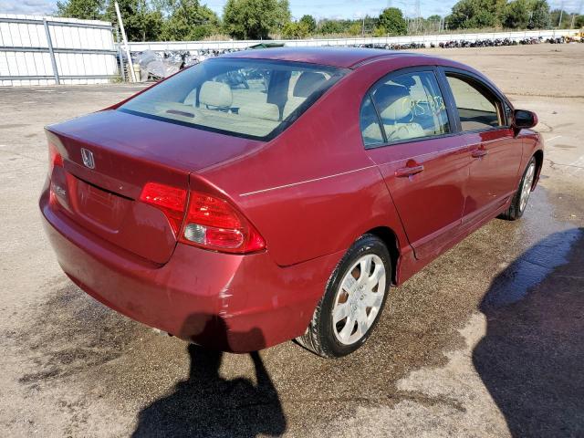 Photo 4 from auction – 2008 HONDA CIVIC LX with VIN 2HGFA16568H531535