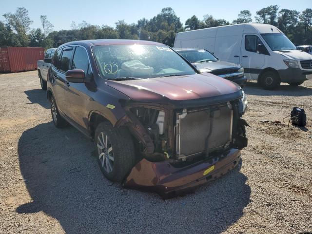 HONDA PILOT EXL 2019 with VIN 5FNYF5H5XKB003586 - Photo from auction