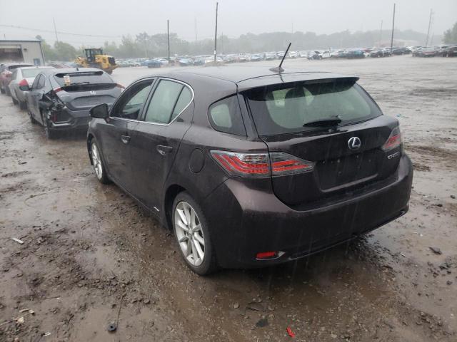 Photo 3 from auction – 2012 LEXUS CT 200 with VIN JTHKD5BH6C2110457