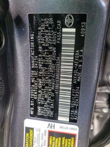 Photo 10 from auction – 2014 TOYOTA AVALON HYB with VIN 4T1BD1EB8EU028234