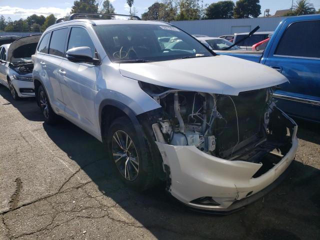 TOYOTA HIGHLANDER 2016 with VIN 5TDJKRFH4GS247321 - Photo from auction