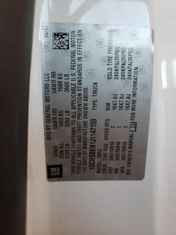 Photo 10 from auction – 2018 CHEVROLET COLORADO with VIN 1GCHSBEN1J1147159