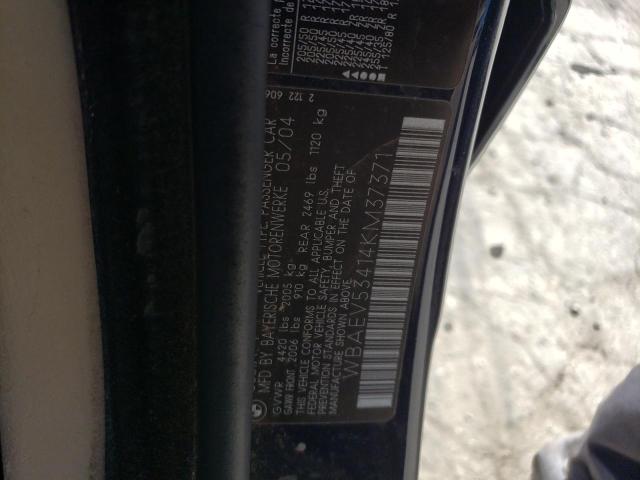 Photo 10 from auction – 2004 BMW 330 I with VIN WBAEV53414KM37371