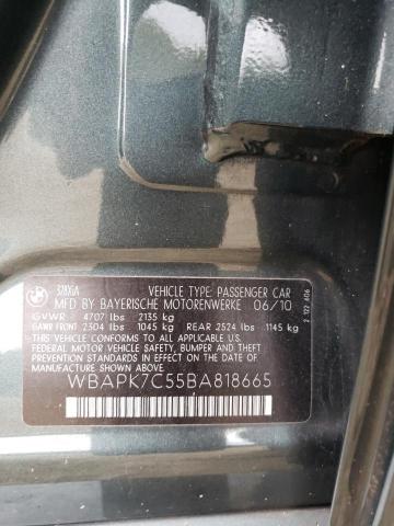 Photo 10 from auction – 2011 BMW 328 XI with VIN WBAPK7C55BA818665