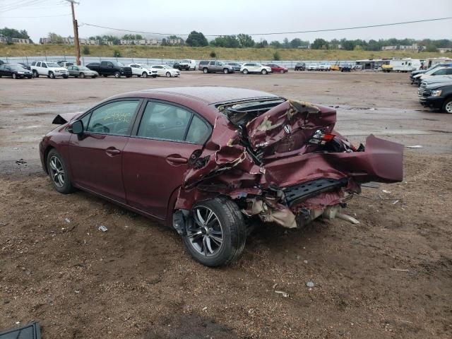 Photo 3 from auction – 2013 HONDA CIVIC LX with VIN 2HGFB2F51DH569817