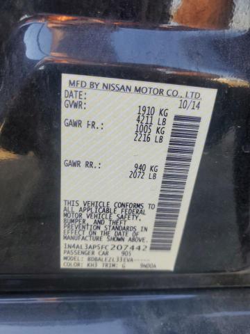 Photo 10 from auction – 2015 NISSAN ALTIMA 2.5 with VIN 1N4AL3AP5FC207442