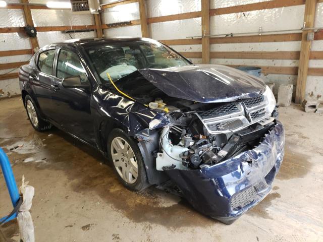 DODGE AVENGER SE 2013 with VIN 1C3CDZAB2DN725053 - Photo from auction