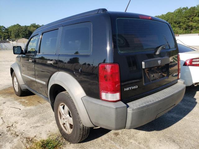 Photo 3 from auction – 2007 DODGE NITRO SXT with VIN 1D8GU28K77W673297