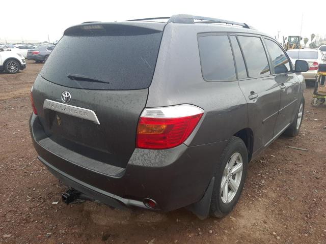 Photo 4 from auction – 2010 TOYOTA HIGHLANDER with VIN 5TDZK3EH6AS002321
