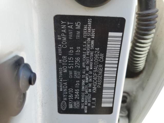 Photo 10 from auction – 2010 HYUNDAI GENESIS 4. with VIN KMHGC4DF9AU109624
