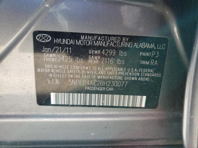 Photo 10 from auction – 2011 HYUNDAI SONATA GLS with VIN 5NPEB4AC2BH230077