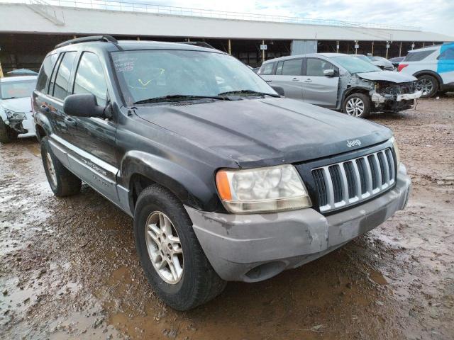 JEEP GRAND CHER 2004 with VIN 1J4GX48S74C249613 - Photo from auction
