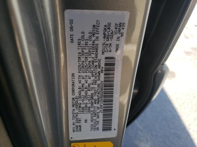 Photo 10 from auction – 2002 LEXUS RX 300 with VIN JTJHF10U920290023