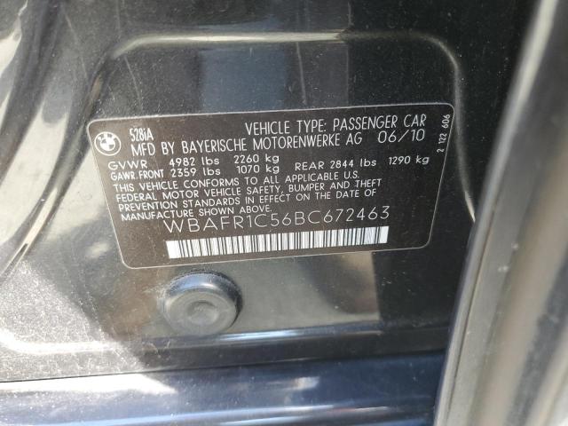 Photo 10 from auction – 2011 BMW 528 I with VIN WBAFR1C56BC672463