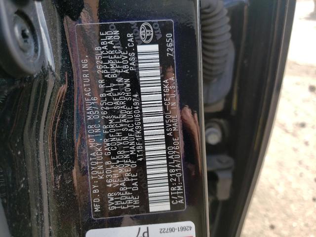 Photo 10 from auction – 2016 TOYOTA CAMRY LE with VIN 4T1BF1FK9GU604974