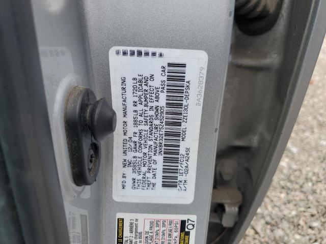 Photo 10 from auction – 2005 TOYOTA COROLLA CE with VIN 1NXBR32E75Z452905