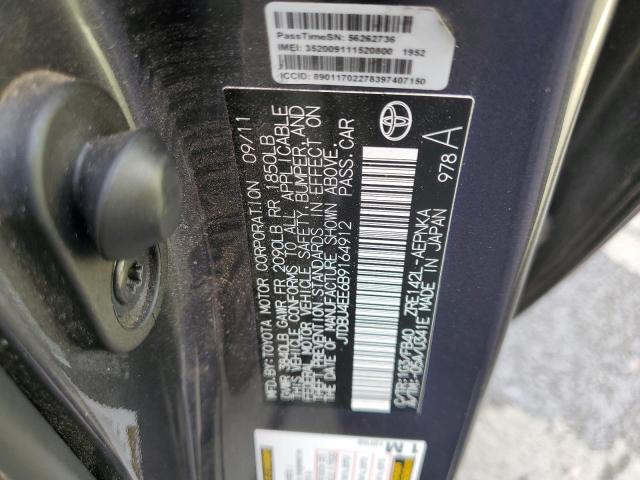 Photo 10 from auction – 2011 TOYOTA COROLLA BA with VIN JTDBU4EE6B9164912