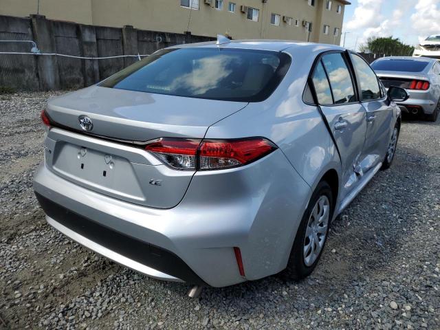 Photo 4 from auction – 2022 TOYOTA COROLLA LE with VIN JTDEPMAE9N3009045